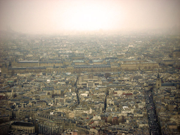 Louvre visto da Torre Montparnasse - Paris - Fui e Vou Voltar - Alessandro Paiva