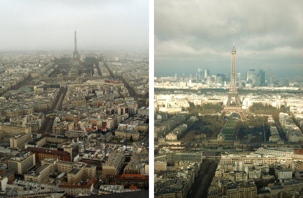 Torre Eiffel vista da Torre Montparnasse - Paris
