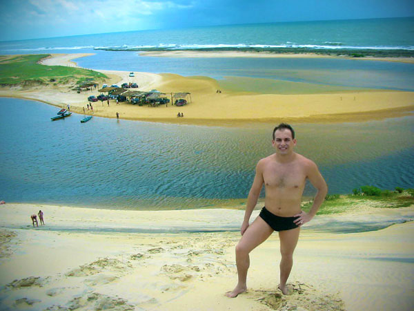 Vista do Rio Guaju, na Praia do Saji, fronteira do Rio Grande do Norte com a Paraíba - Fui e Vou Voltar - Alessandro Paiva