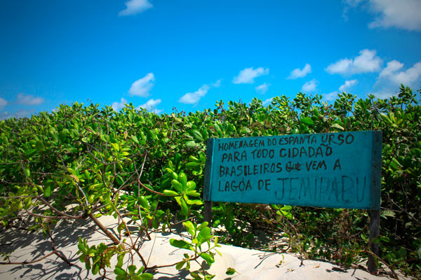 Homenagem de um potiguar ao turista brasileiro, em Genipabu - Natal - Fui e Vou Voltar - Alessandro Paiva