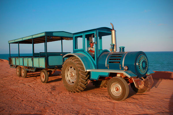 "Tratrem", no passeio ao Chapadão da Praia do Amor - Natal - Fui e Vou Voltar - Alessandro Paiva