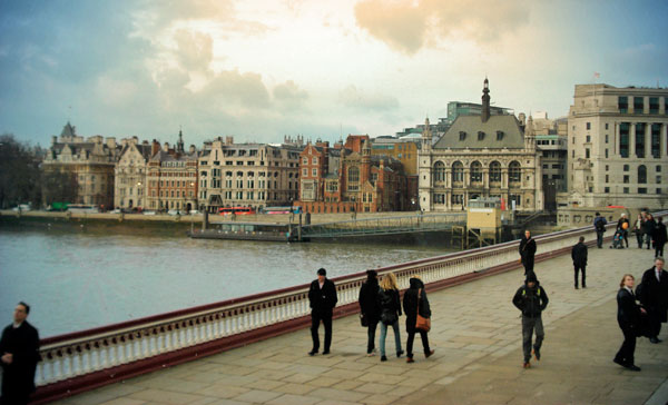 Londres vista no retorno a Saint Pancras - London - Fui e Vou Voltar - Alessandro Paiva