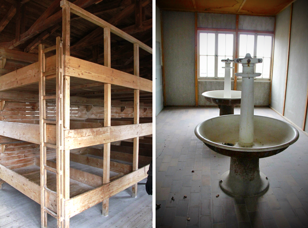 Dormitório e sala de banho do campo de concentração - Munique - Alessandro Paiva