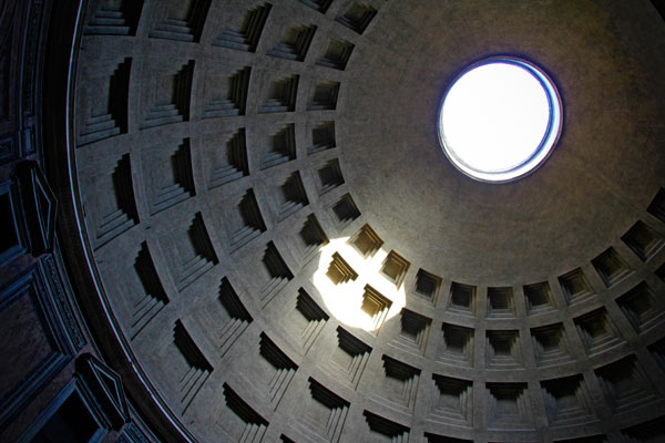 Óculo da cúpula do Panteão de Roma - Fui e Vou Voltar - Alessandro Paiva