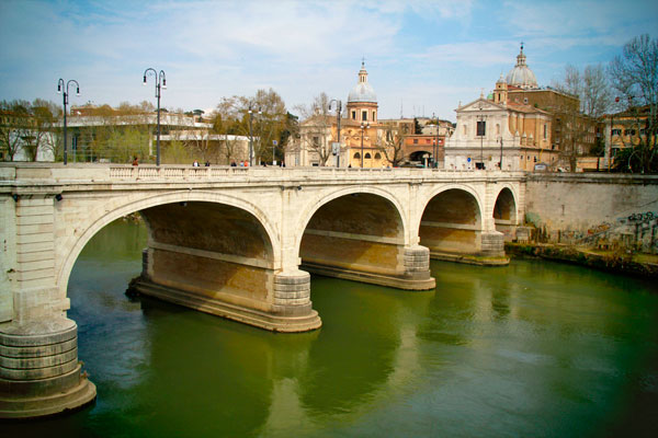 Ponte Cavour, sobre o Rio Tibre - Roma - Fui e Vou Voltar - Alessandro Paiva