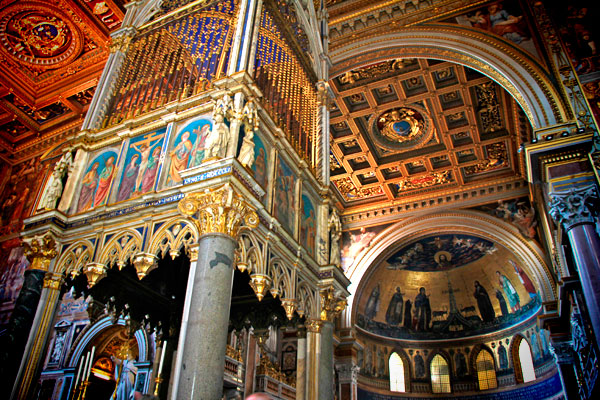 Interior da Basílica de São João de Latrão - Roma - Fui e Vou Voltar - Alessandro Paiva