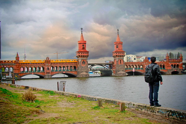 Ponte Oberbaumbrücke - Berlin - Fui e Vou Voltar - Alessandro Paiva