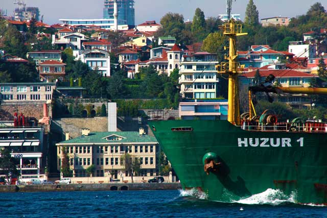 Embarcação no Bósforo
