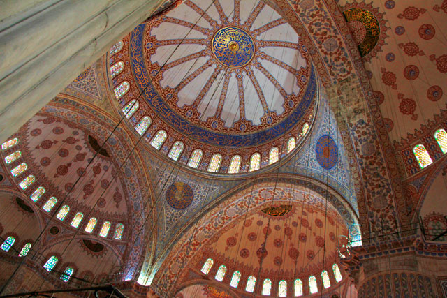 Interior da Mesquita Azul