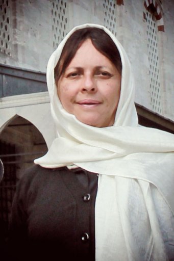 Minha mãe de lenço, em Sultanahmet