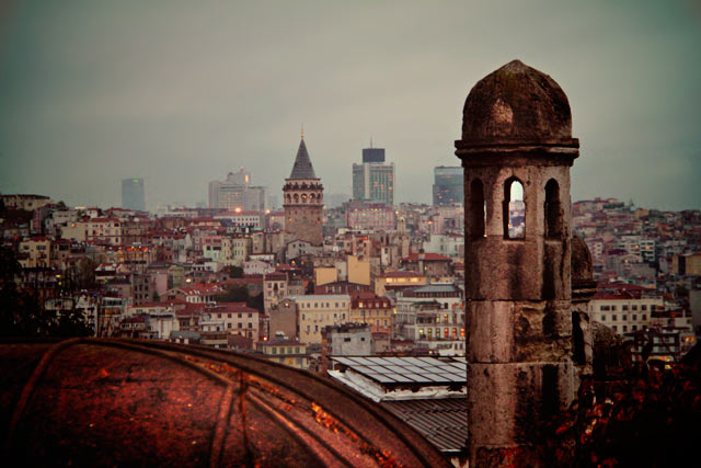 Torre de Gálata vista da Süleymaniye