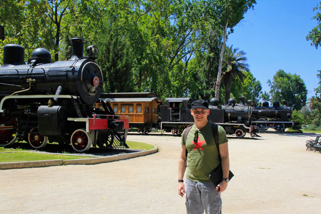 Museo Ferroviario, no Parque Quinta Normal