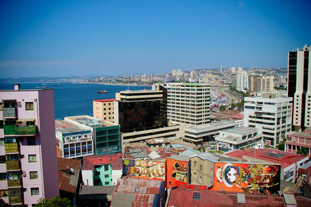 Valparaíso vista do Paseo Atkinson