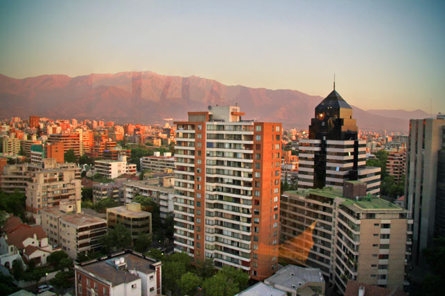 Santiago vista do El Giratorio