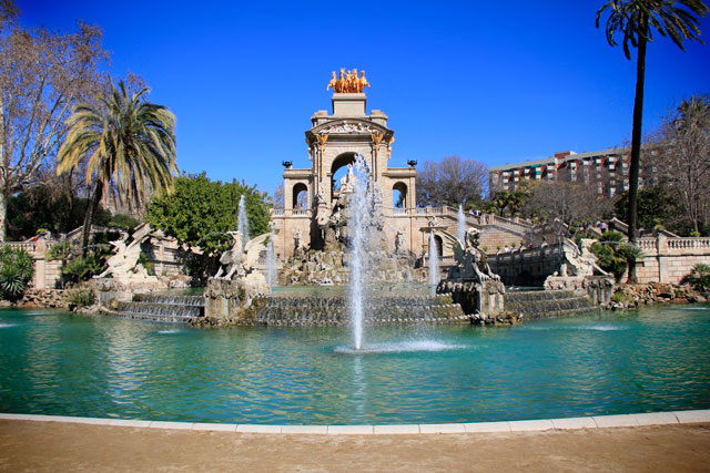 Font de la Cascada, no Parque de la Ciudadela