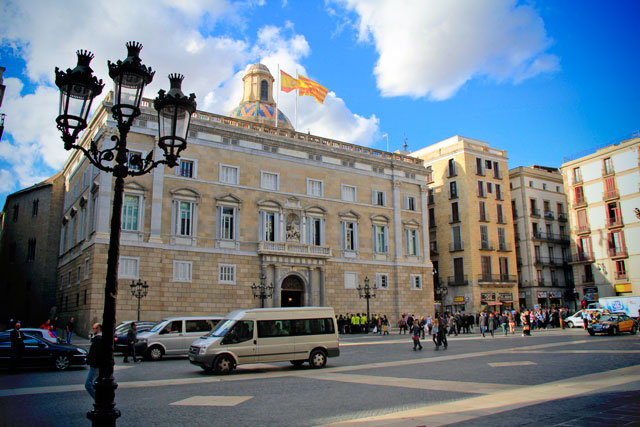 Palau de la Generalitat, na Plaça de Sant Jaume