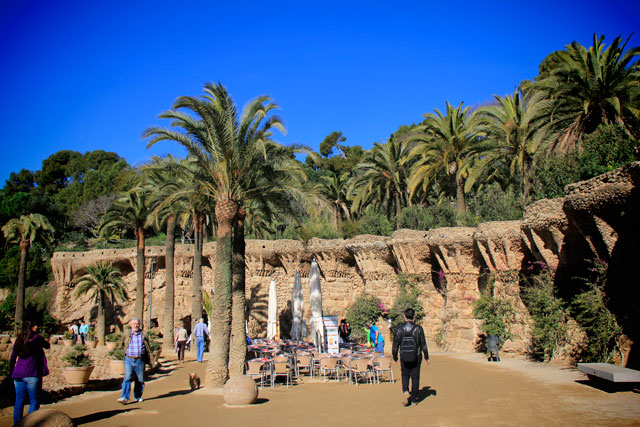 Plaça de la Natura, no Parc Güell