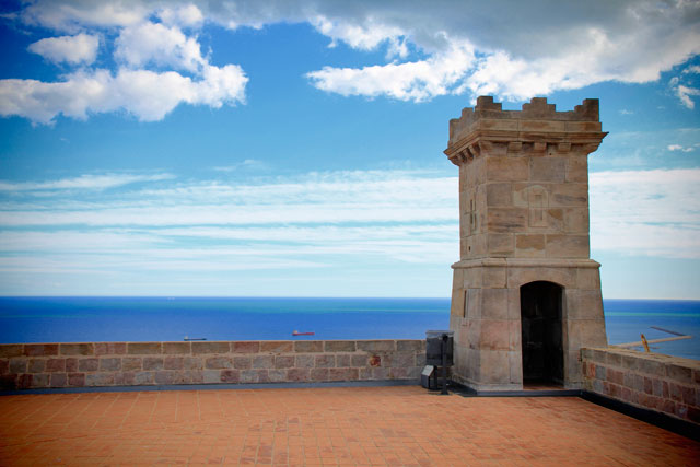 Terraço do Castell de Montjuïc
