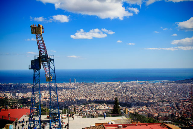 Brinquedo do Parc d'Atracciones, em Tibidabo 