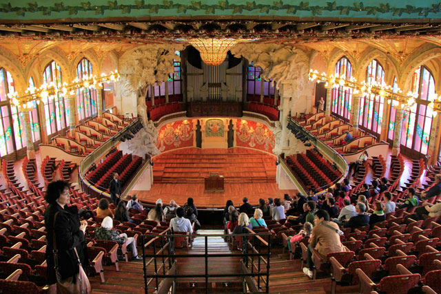 Plateia do Palau de la Música Catalana