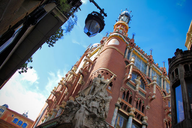 Fachada do Palau de la Música Catalana 