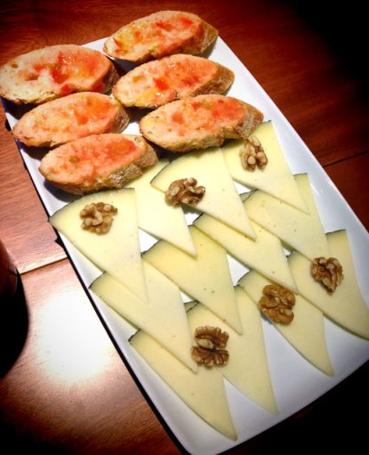 Tapas para encerrar a noite