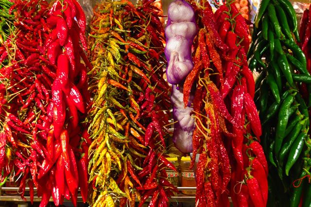 Especiarias, no La Boqueria