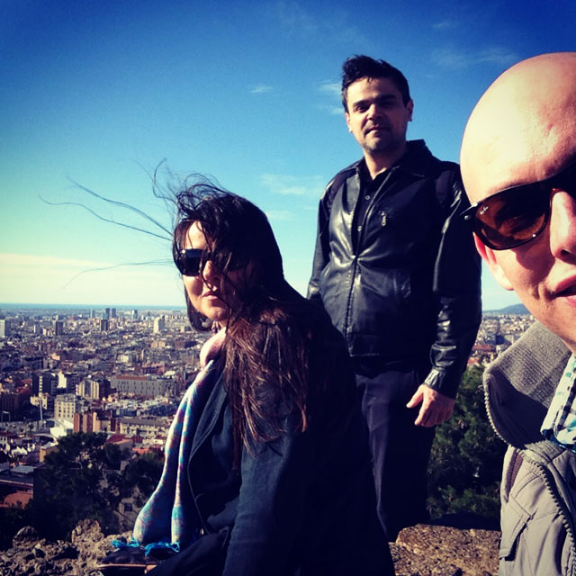 Monumento ao Calvário ou Colina das Três Cruzes, no Parc Güell