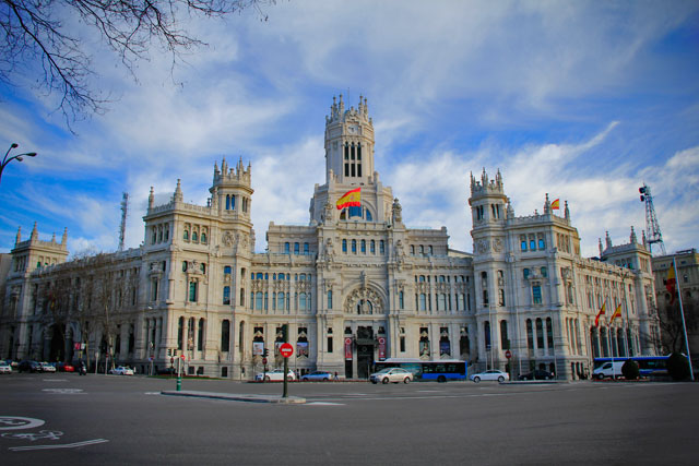 Palacio de Comunicacione, na Plaza de Cibeles