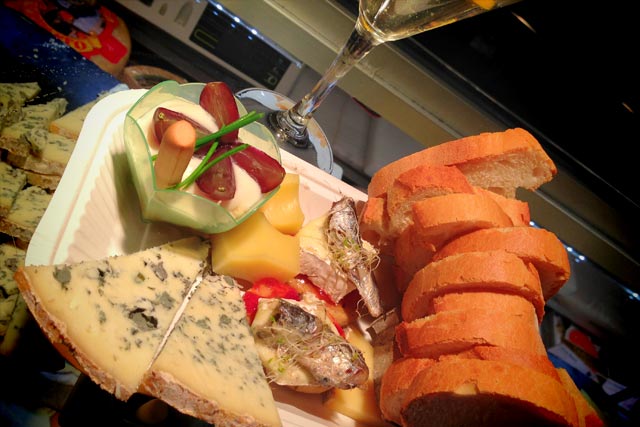 Tapas sortidos, no Mercado de San Miguel