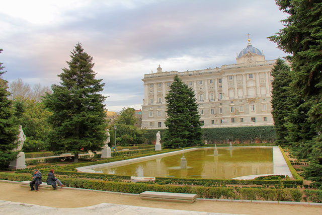 Jardins Sabatini, no Palácio Real
