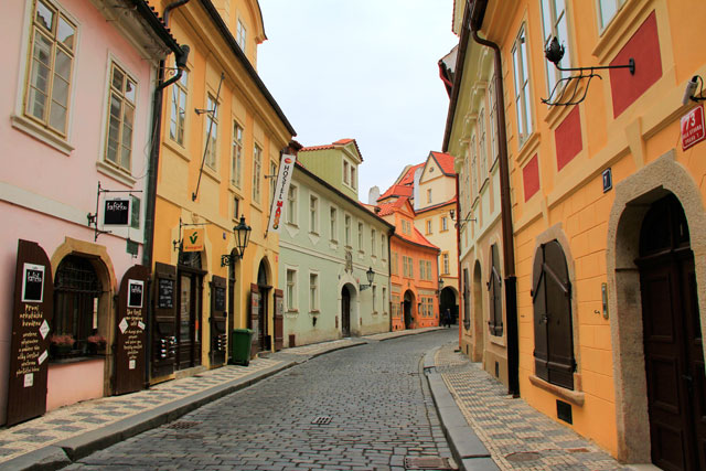 Rua Míšeňská, na Cidade Menor (Malá Strana)