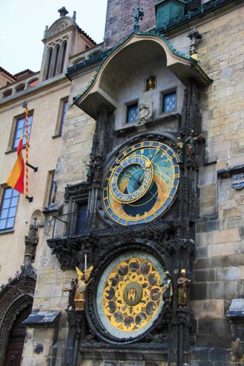 Relógio Astronômico, no prédio da prefeitura