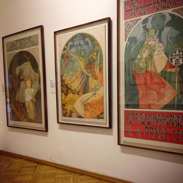 Exposição no Museu de Alphonse Mucha