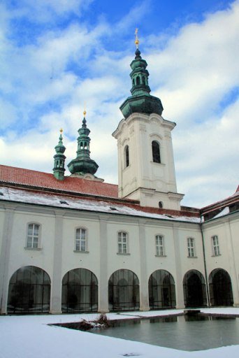 Pátio central do Monastério de Strahov