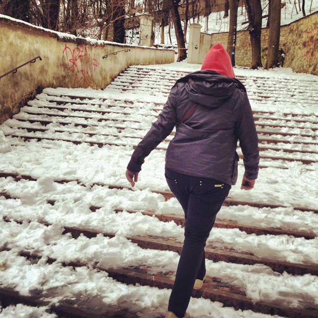 Escadaria na Colina de Petřín