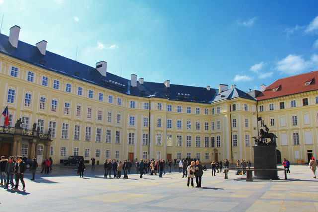 Pátio do Castelo de Praga