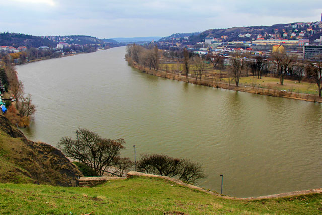 Rio Moldava visto de Vyšehrad