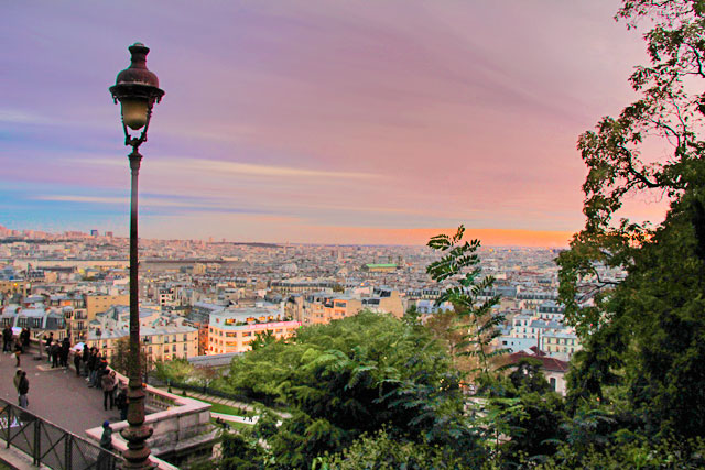 Paris vista do mirante da Sacré-Cœur