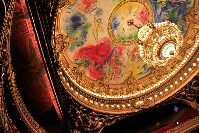 Teto do anfiteatro do Opéra Garnier