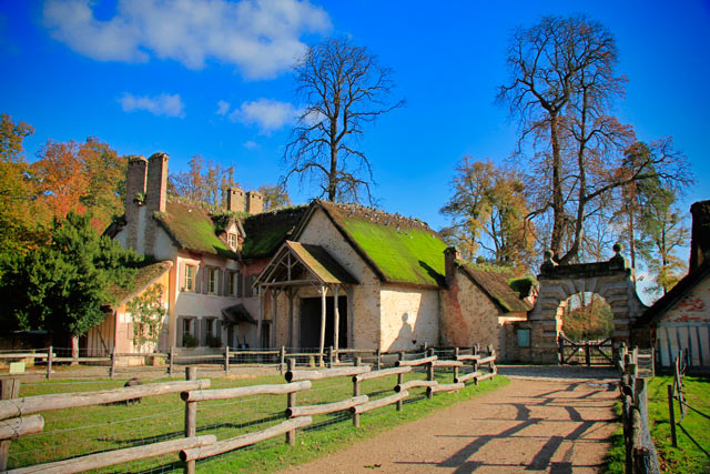 Celeiro da Hameau de la Reine, nas dependências do Petit Trianon
