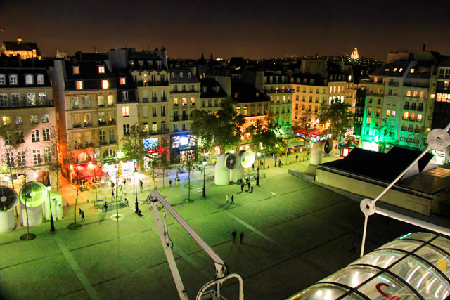 Place Georges Pompidou vista do Centre Geroges Pompidou