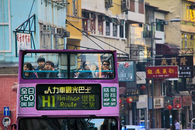 Ladder Street vista da Hollywood Road