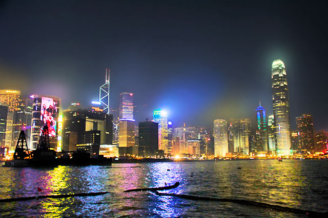 Hong Kong vista da Golden Bauhinia Square