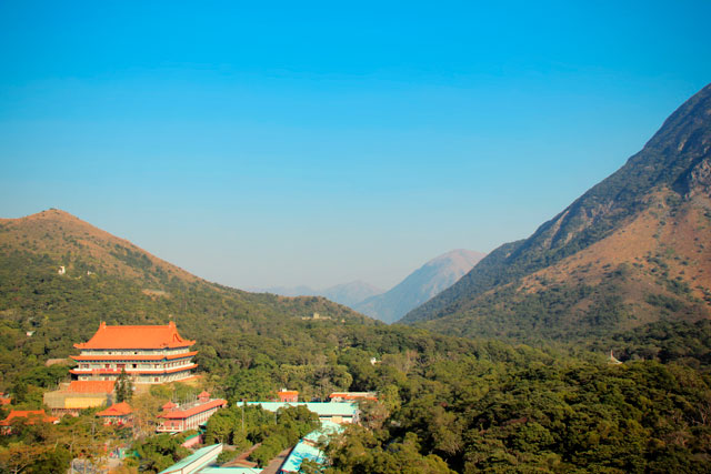 Po Lin Monastery visto do Buda Gigante