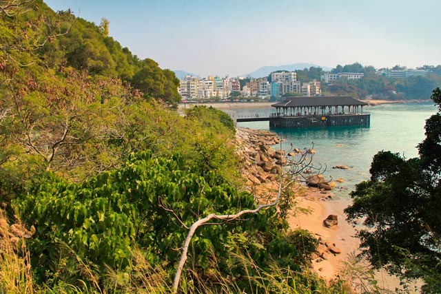 Blake Pier visto do Stanley Ma Hang Park