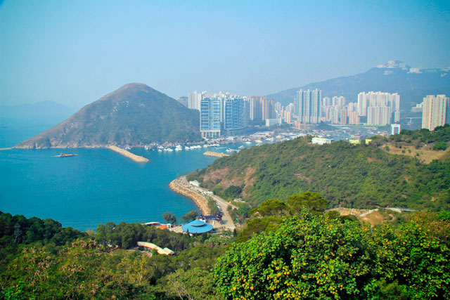 Canal de Aberdeen visto do The Summit, Ocean Park