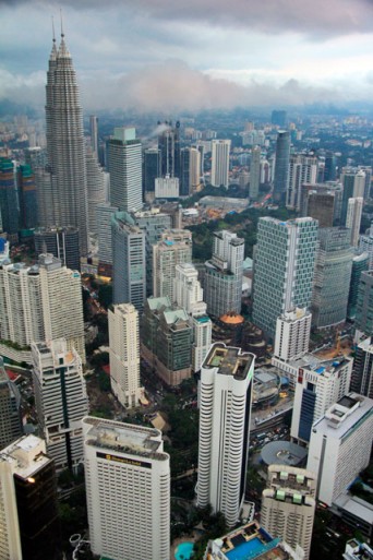 Kuala Lumpur vista da KL Tower