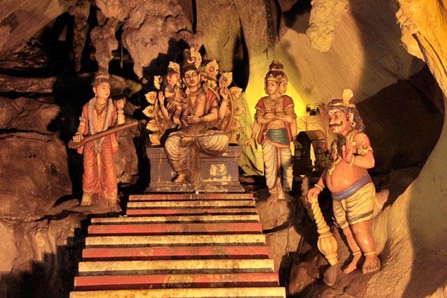 Decoração de um dos santuários da Temple Cave