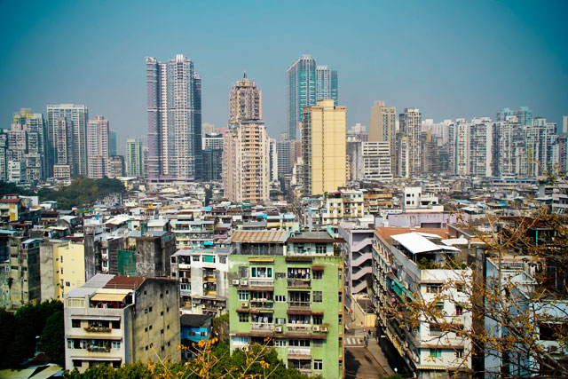 Macau vista da Fortaleza do Monte